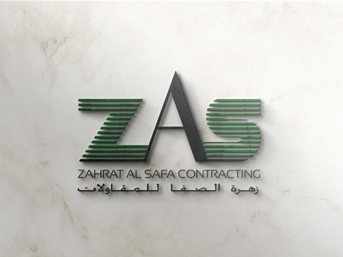 ZAS Zahrat Al Safa Contracting Branding